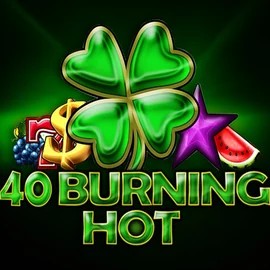 40 Burning Hot slot visual from Amusnet Interactive available on cowboyspincasino.cz