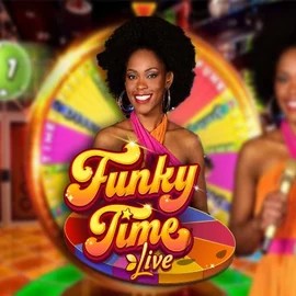 Live Casino logo of Funky Time from Evolution at Cowboy Spin Casino