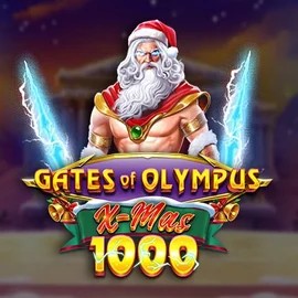 Gates of Olympus Xmas 1000 slot logo by Pragmatic Play at Cowboy Spin Casino