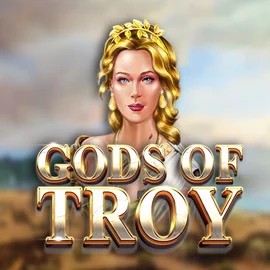 Slots logo of Gods of Troy from Red Tiger Gaming at Cowboy Spin Casino