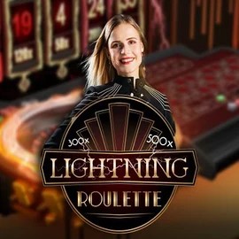 Live Casino logo of Lightning Roulette from Evolution at Cowboy Spin Casino