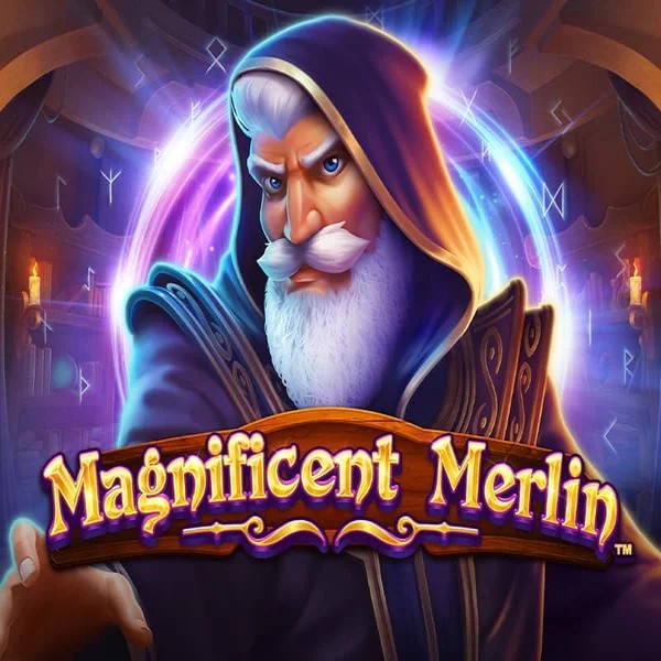 Magnificent Merlin game by Greentube – logo hosted on Cowboy Spin Casino