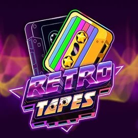 Retro Tapes slot icon by Push Gaming, available at Cowboy Spin Casino
