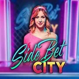 Side Bet City by Evolution, showcased at cowboyspincasino.cz – game logo