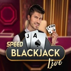 Speed Blackjack logo by Pragmatic Play at Cowboy Spin Casino