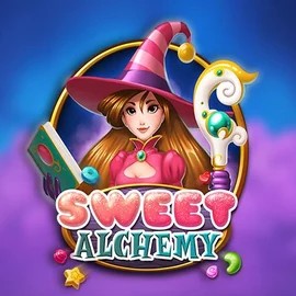 Sweet Alchemy slot logo by Play'n GO at Cowboy Spin Casino