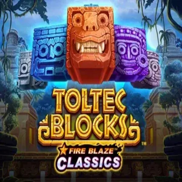 Fire Blaze: Toltec Blocks casino game by Rarestone Gaming – featured logo at Cowboy Spin Casino